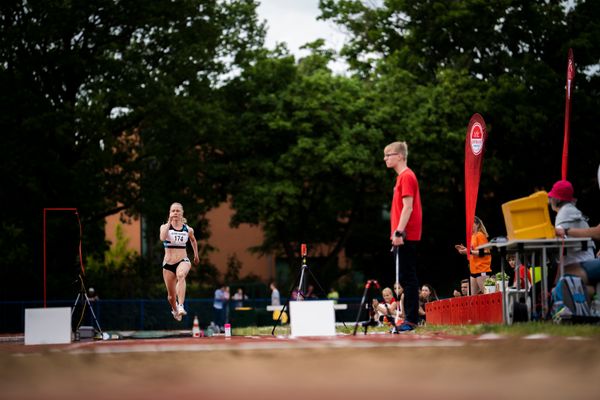 Neele Eckhardt (LG Goettingen) im Dreisprung am 14.05.2022 beim Nationalen Leichtathletik-Meeting im Erika-Fisch-Stadion in Hannover